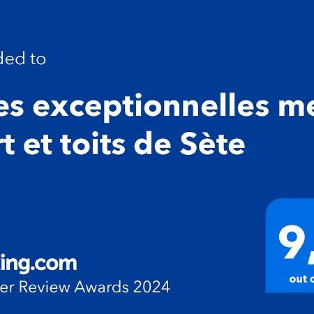 Vues Exceptionnelles Mer, Port Et Toits De Sète מראה חיצוני תמונה