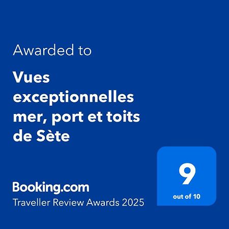 Vues Exceptionnelles Mer, Port Et Toits De Sète מראה חיצוני תמונה