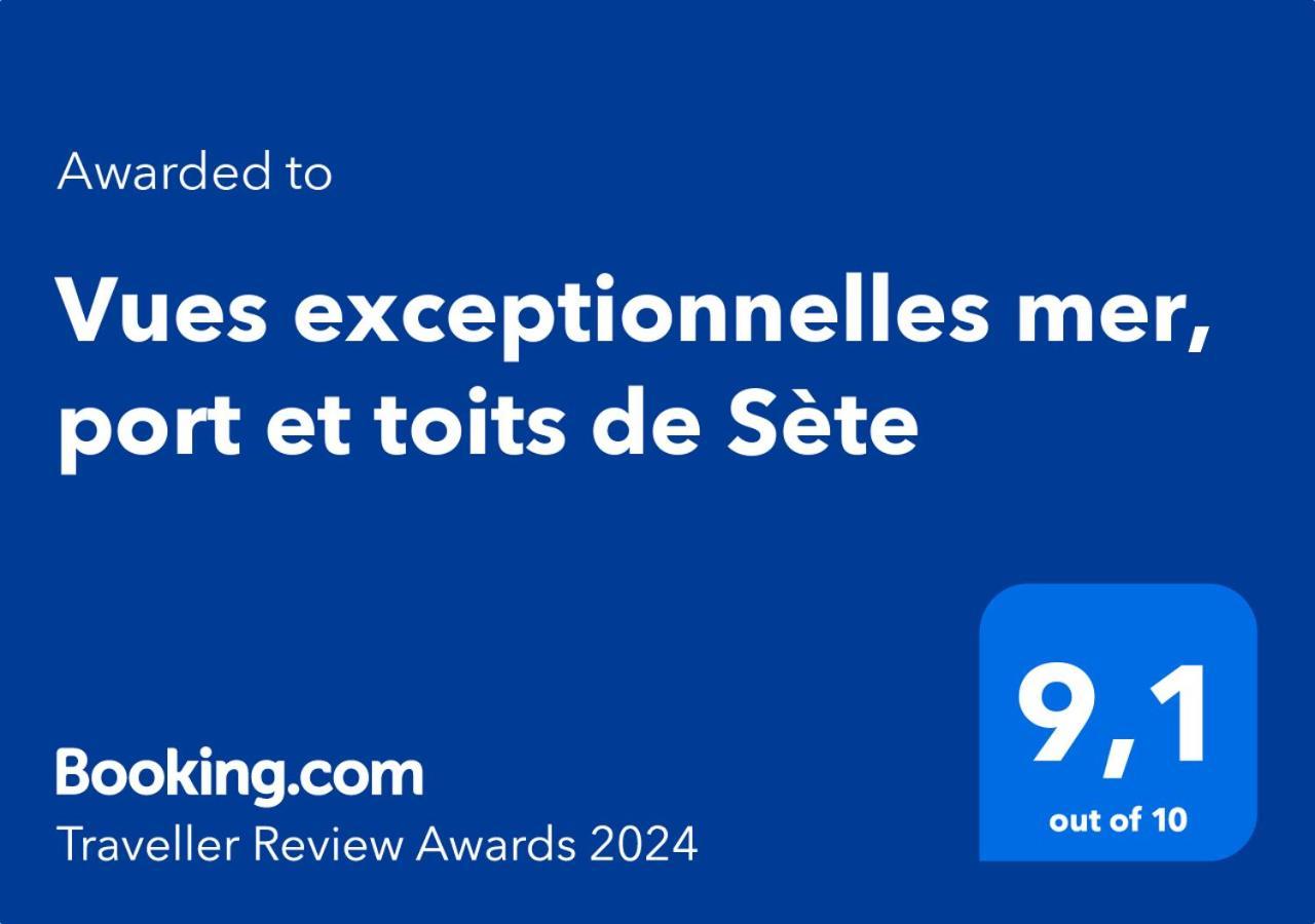 Vues Exceptionnelles Mer, Port Et Toits De Sète מראה חיצוני תמונה