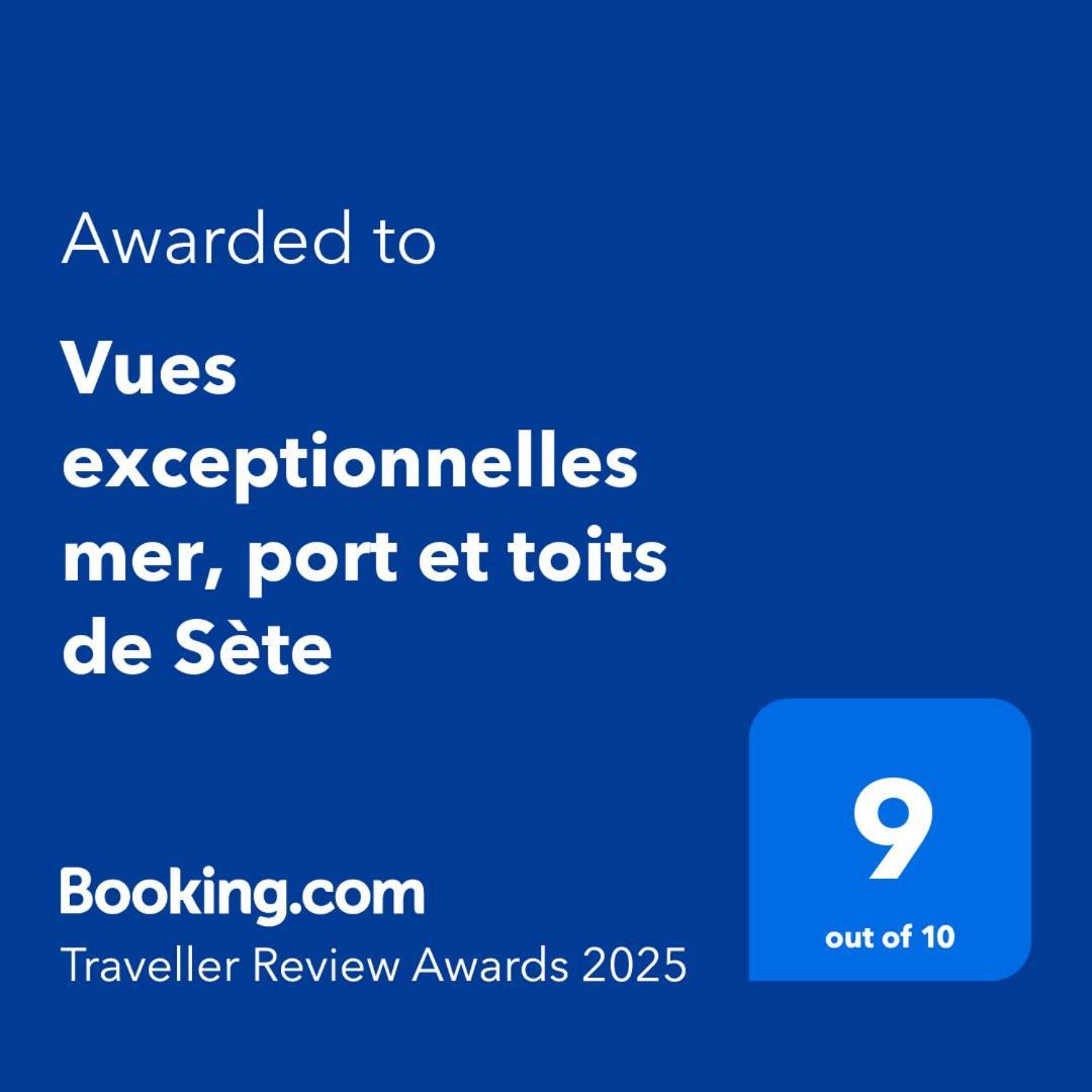 Vues Exceptionnelles Mer, Port Et Toits De Sète מראה חיצוני תמונה